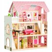 Drewniany domek dla lalek - Rezydencja Bajkowa ECOTOYS (3)