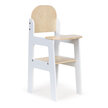 Drewniane krzesełko dla lalek fotelik do karmienia dla misi pluszaków ECOTOYS (4)