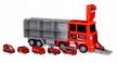 Ciężarówka laweta zestaw 6 aut resoraki straż (1)