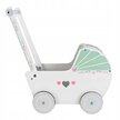 Drewniany wózek dla lalek pchacz chodzik ECOTOYS (2)