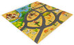 Mata piankowa dla dzieci puzzle safari 9el 93x93cm ECOTOYS (3)