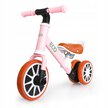 Rower rowerek trójkołowy biegowy z pedałami 2w1 Różowy ECOTOYS (2)