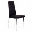 Krzesła tapicerowane czarne pikowane 4x krzesło do salonu jadalni ModernHome (3)