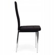 Krzesła tapicerowane czarne pikowane 4x krzesło do salonu jadalni ModernHome (2)