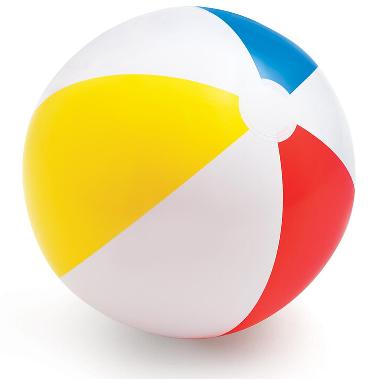Dmuchana kolorowa piłka plażowa 51cm (1)