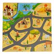 Mata piankowa dla dzieci puzzle safari 9el 93x93cm (2)