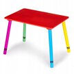 Meble dla dzieci komplet drewniany stół + 2 krzesła kolorowe ECOTOYS (3)