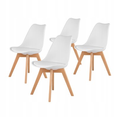 Krzesło krzesła zestaw krzeseł z poduszką 4szt