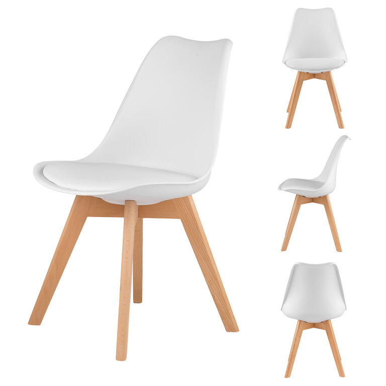 Krzesło krzesła zestaw krzeseł z poduszką 4szt (1)