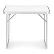 Stolik turystyczny stół piknikowy składany 80x60cm biały (3)