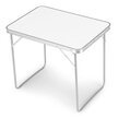 Stolik turystyczny stół piknikowy składany 80x60cm biały (4)