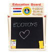 Tablica edukacyjna 2w1 magnetyczna liczydło kreda ECOTOYS (2)