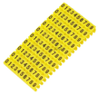 Oznaczniki przewodów 1.5mm NUMERY (0-9) żółte 1kpl. (1)